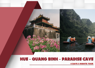 HUE – QUANG BINH – PARADISE CAVE 